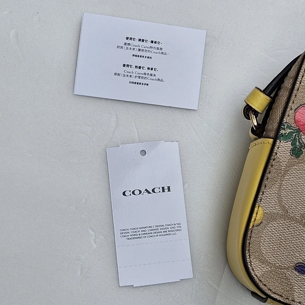 Coach Bag Mini Camera Bag In Signature Canvas With Dreamy Veggie Print